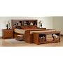 Queen Size Cherry 5 Piece Bedroom Set