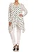 (Plus Size) Printed 3/4 Kimono Sleeve Boat Neck Short Dress (MADE IN U.S.A)