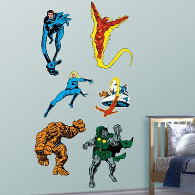  Classic Fantastic Four Fathead Wall Graphic