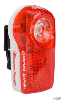 Planet Bike Blinky Super Flash 1/2-Watt Blaze LED Plus 2 eXtreme LED Rear Bicycle Light