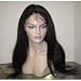 16" FULL LACE WIG 100% INDIAN REMY HUMAN HAIR, Silky Straight, Color #1B (Off Black)