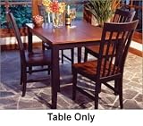 Home Styles Rectangular Dining Table - Black with Cherry Top 88-5173-31