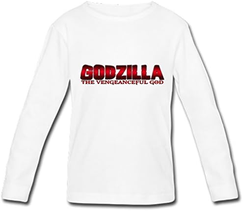 Voichou Custom Movie Godzilla Logo Kid's Cotton Long Sleeve Shirt