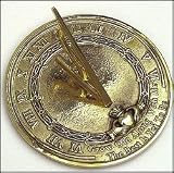 Rome RM2308 Brass Sundial 