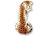 Clearly Charming Cheetah Sterling Silver and Enamel Pin