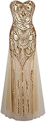 Lace-Up Sequined Mesh Club Dress/Evening Dress/Party Dress/Wedding Dress 