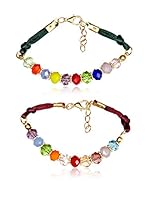 Silver Luxe Pulsera Set x 2 Duo