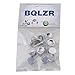 BQLZR Copper Decorative Screw Nails Screws Decor Cap 14mm in Dia for Mirror to Hide The Screws, Home Decor Wardrobes Furniture, Screw Length About 1 inch Pack of 8