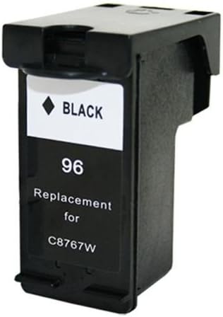 1PK Replacement HP 96 C8767WN Black Ink Cartridge for HP All-in-One Printers Officejet 2710 Series, Officejet 7210 Series, Officejet 7310 Series, Officejet 7410 Series, Photosmart 2610 Series