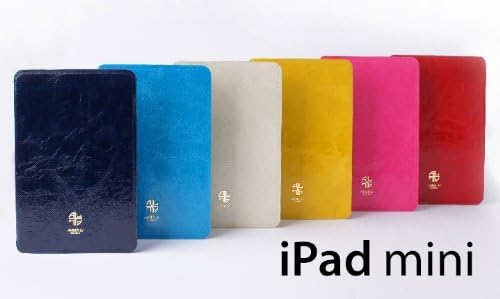 Amber Lu Design Genuine Italian Leather iPad Mini Case, Rosso Red