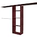 Solid Wood Closets C16CHY 16-Inch Depth Closet Organizer System, Cherry