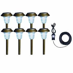 Westinghouse 405708-04 Crayford HI-Intensity LED Landscape Lighting Set, 8 Piece