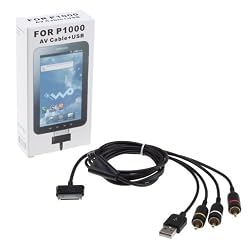 AV Audio Video Cable + USB For Samsung Galaxy Tab P1000