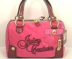 Juicy Couture Velour Daphne Tassel Satchel Bag