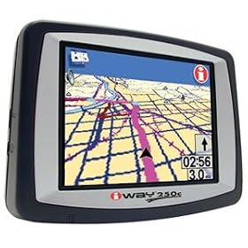 Lowrance iWay 250C Multimedia GPS Portable Navigation System