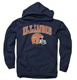 Illinois Fighting Illini Navy Football Helmet Hooded Sweatshirt