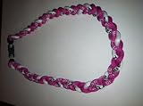 Baseball Titanium Necklace 20 INCH PINK / WHITE