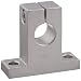Linear Motion 12 mm Shaft Support Block, Aluminum, Metric