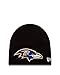 New Era NFL Baltimore Ravens Oversizer Knit Cap, One Size, Black