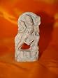 Lord Hanuman Statue Carrying Mountain of Herbs Stone Sculpture 4 Inches