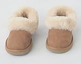 Sheep Touch Women's BALM Twin-Faced Australian Sheepskin Slippers Closed-Back Chestnut | Free Shipping in US