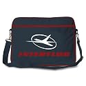 INTERFLUG CANVAS BAG retro school sport case satchel blue