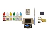 PuriTEST Pro Cash for Gold Kit- Also Test Silver,Platinum- Box of Acids Plus Scale, Accessories, and Fine Silver Sample