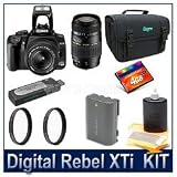 Canon Rebel XTi DSLR Dual Lens Ultimate Bundle (includes 18-55 & 70-300)