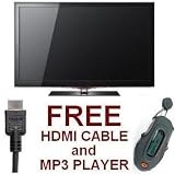Samsung LN46C650 46-Inch 1080p 120 Hz LCD HDTV (Black) - FREE HDMI Cable + FREE MP3 Player