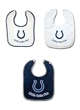 Indianapolis Colts 3 Pack Snap Bib Set