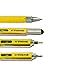 XBRN Rebelite Signature Touch 6-in-1 Combo Stylus Pen for All Smartphones - Yellow