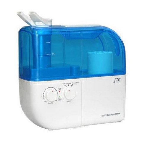 SPT SU-4010 Ultrasonic Dual-Mist Warm/Cool Humidifier with Ion Exchange Filter