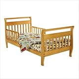 Dream On Me Classic Sleigh Toddler Bed - Natural
