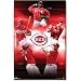 Cincinnati Reds (Johnny Cueto, Joey Votto, Jay Bruce, Brandon Phillips) Sports Poster - 22x34