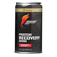 Gatorade Performance Series Protein Recovery Shake, Strawberry, 11-Ounce Cans (Pack of 6)