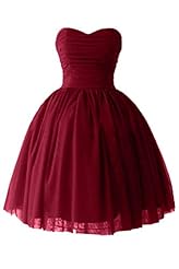 Strapless Cocktail Short Lace-Up Pleated  Taffeta Sweetheart Homecoming Dress  With a Bow(s)