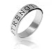Bling Jewelry Sterling Silver Strength Stackable Friendship Band Ring