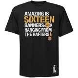 Majestic Los Angeles Lakers Black 2010 NBA Champions ESPN Hanging Banners T-shirt