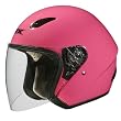 AFX Solid Adult FX-43 Harley Touring Motorcycle Helmet - Pink