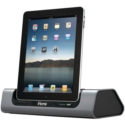 iHome App-Friendly Rechargeable Speaker System for iPad