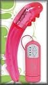 Lucid Dreams 7 1/2 Inch Number 54 Multi-Speed Waterproof Vibrating Massager - Light Pink