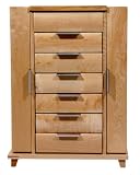 Small Milano Armoire - Honey Maple MS-34