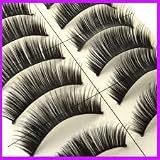 BOO003 - 10 paire faux cils volumineux naturel cil noir maquillage yeux eyelashes de Boolavard
