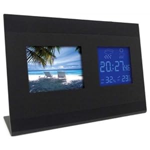 Digital Photo Frame FM Radio Alarm Clock & Weather Station