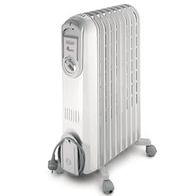 De'Longhi Vento VV550920 Electric Oil Filled Radiator, 2kW