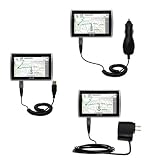 Deluxe Kit for the Mio Technology Navman Spirit 500 includes a USB cable with Car and Wall Charger - Gomadic Brand w/ TipExchange Technology