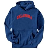 Oklahoma CLASSIC Usa States Mens Hoodie (Steel, Sizes X-Small - XXX-Large)