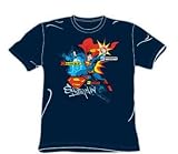 Superman - Abilities - Youth Navy S/S T-Shirt For Boys