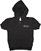 Emily the Strange juniors women's Black Short Sleeve Hoodie