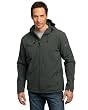 Port Authority Mens Woven Shell Textured Hooded Soft Shell Jacket. J706